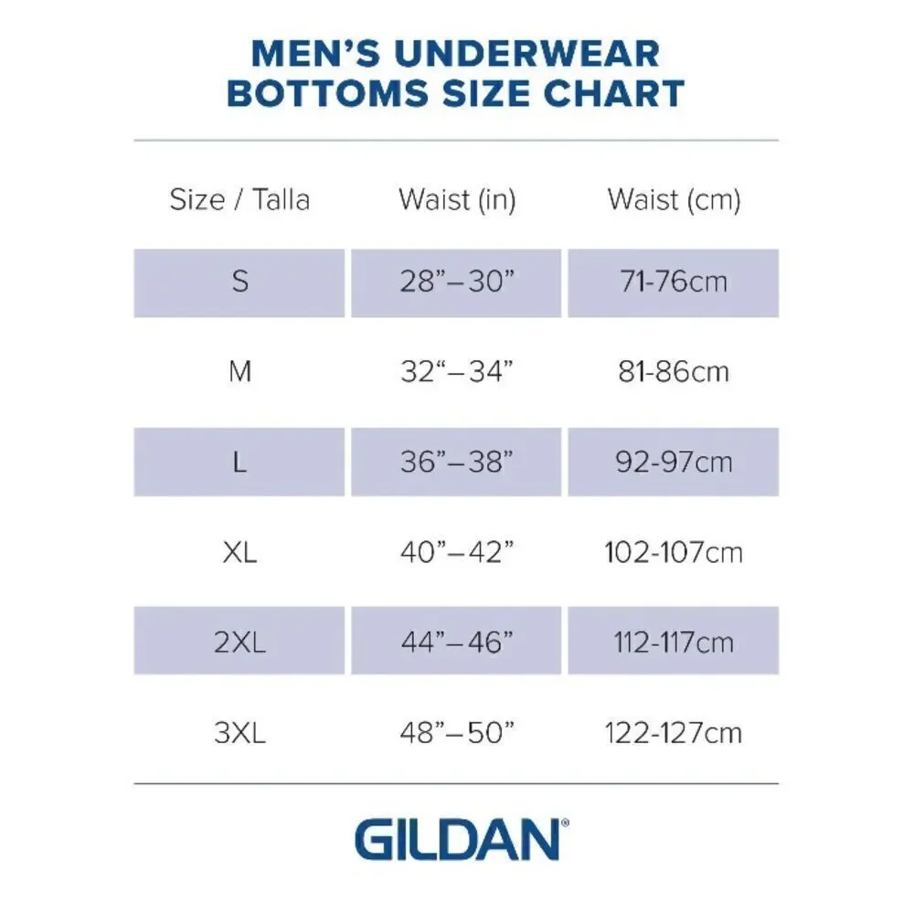 Gildan Men's Cotton Modern Briefs Underwear 3-Pack